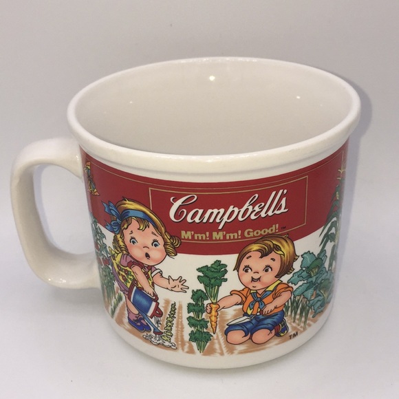 Campbell’s M’m! M’m! Good! Soup Mug Garden Vegetables Campbell's Kids - Picture 2 of 11